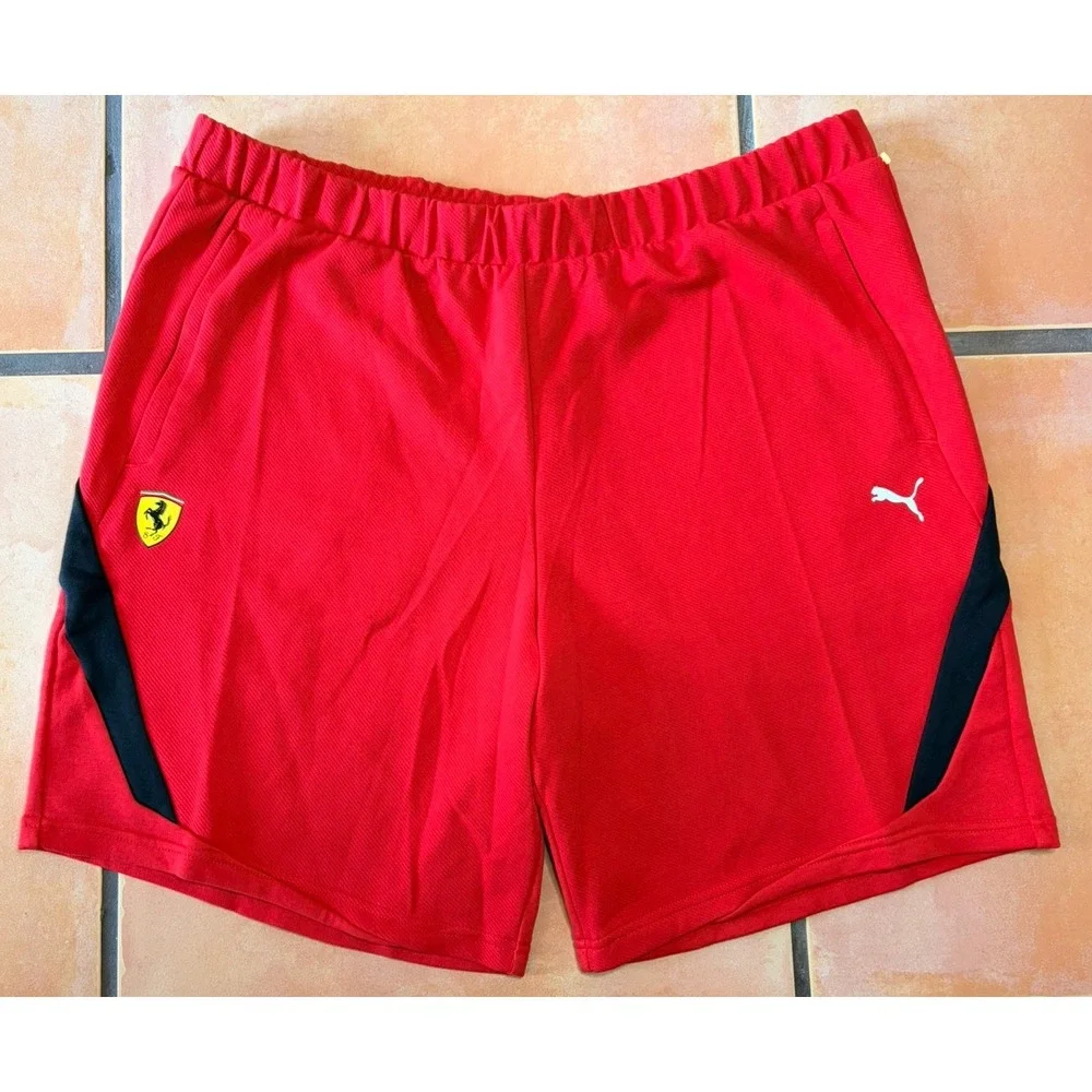 Puma Scuderia Ferrari Race Sweat Shorts Red Men's Size XL 634245-02